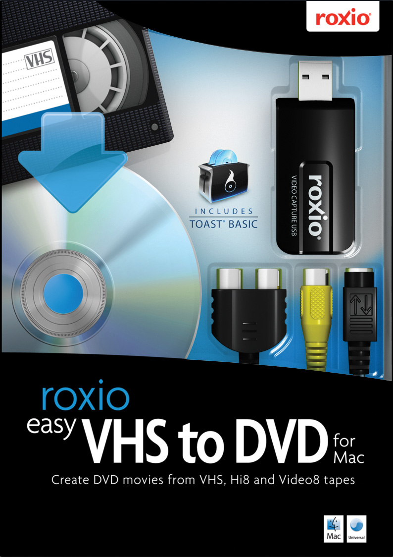 roxio easy vhs to dvd for mac