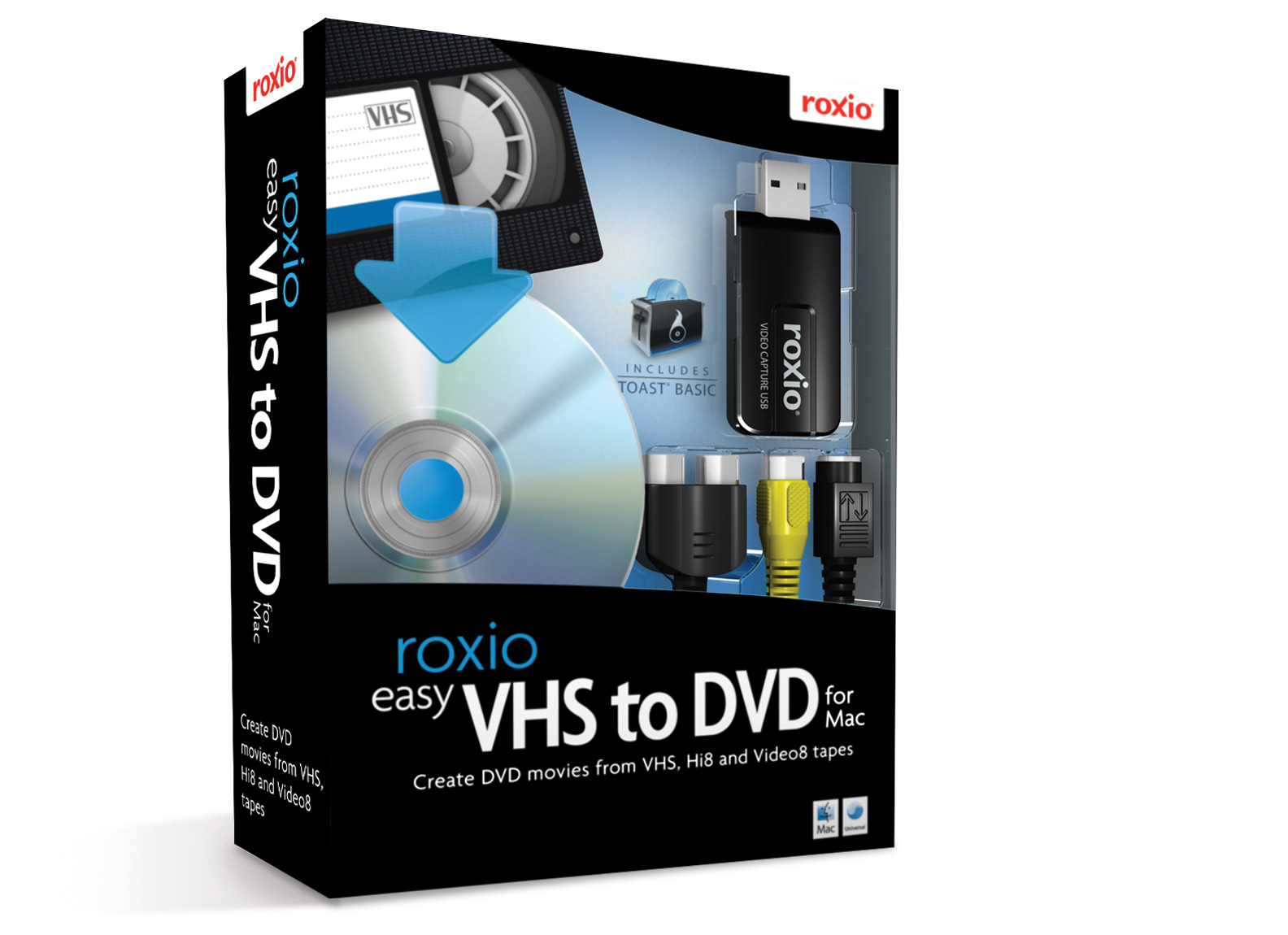 Roxio - Easy VHS to DVD for Mac Product Imagery