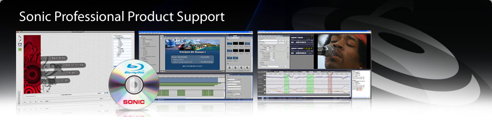 Sonic Professional Product Support